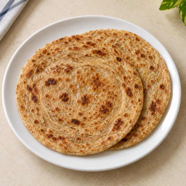 Sample serving of paratha